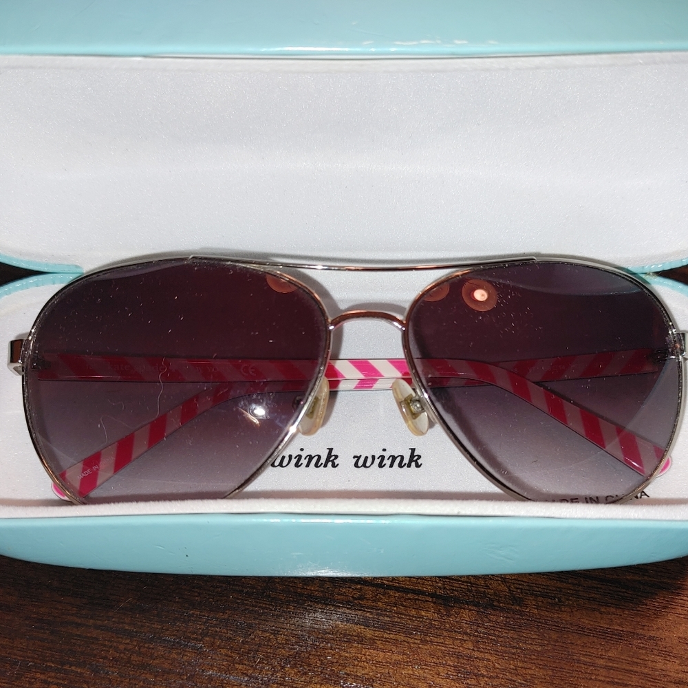 Kate spade sunglasses with case